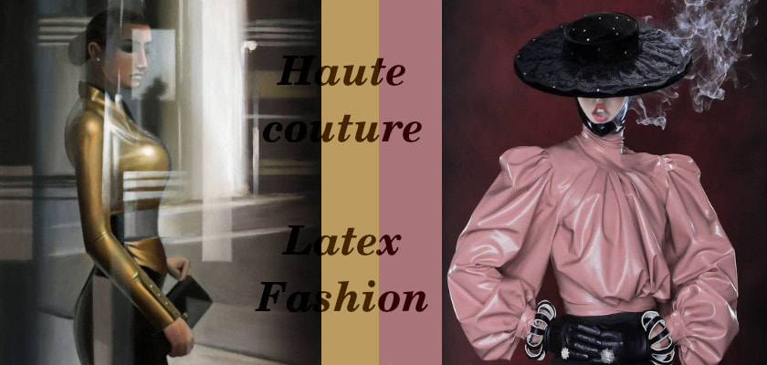 Omleiden ethiek automaat Haute couture LATEX fashion - SEWING CHANEL-STYLE