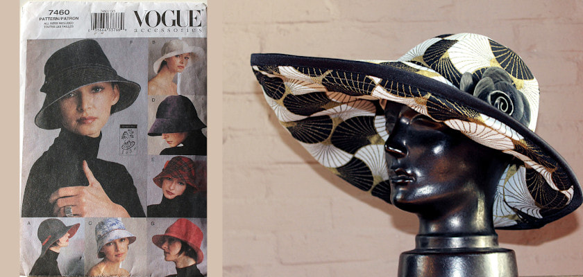 Geslaagd Hertellen Verslaving Vogue V7460 mooie hoeden - SEWING CHANEL-STYLE
