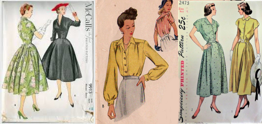Sewing with vintage patterns tips