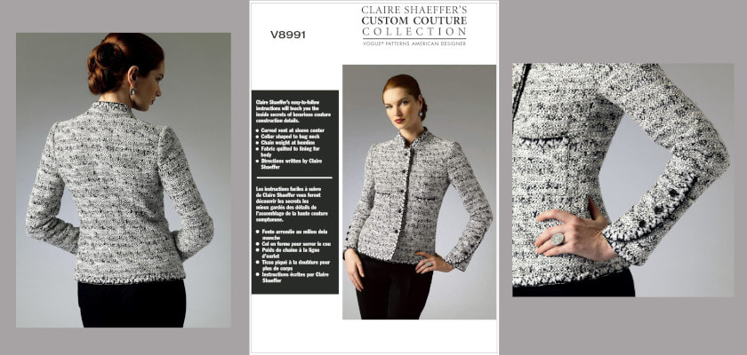 Pattern Review: Chanel-Style Jackets 🧥 The Vogue V7975 is the best! 